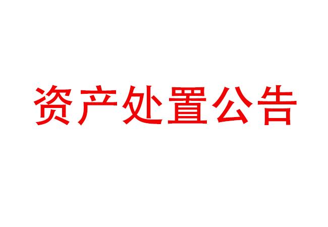閑置設(shè)備資產(chǎn)處置公告（2022-3)